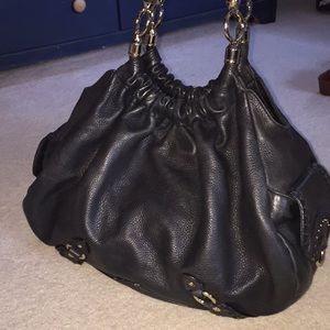 Cole Haan Black Leather Bag- Vintage